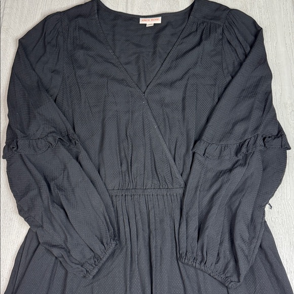 XL Black Boho dress, Knox Rose, Long black dress - Picture 10 of 10